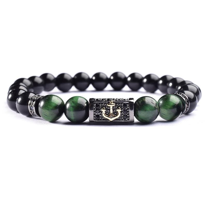 Bracelet Homme Marin Luxe en Perle - Mon Bracelet Homme