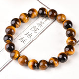 Bracelet Homme Oeil de Tigre 8mm et 10mm en Perle - Mon Bracelet Homme
