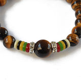 Bracelet Homme Oeil de Tigre Bon Karma en Perle - Mon Bracelet Homme