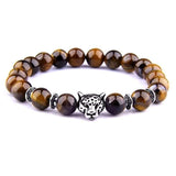 Bracelet Homme Oeil de Tigre Léopard en Perle - Mon Bracelet Homme
