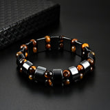 Bracelet Homme Oeil de Tigre Original en Perle - Mon Bracelet Homme