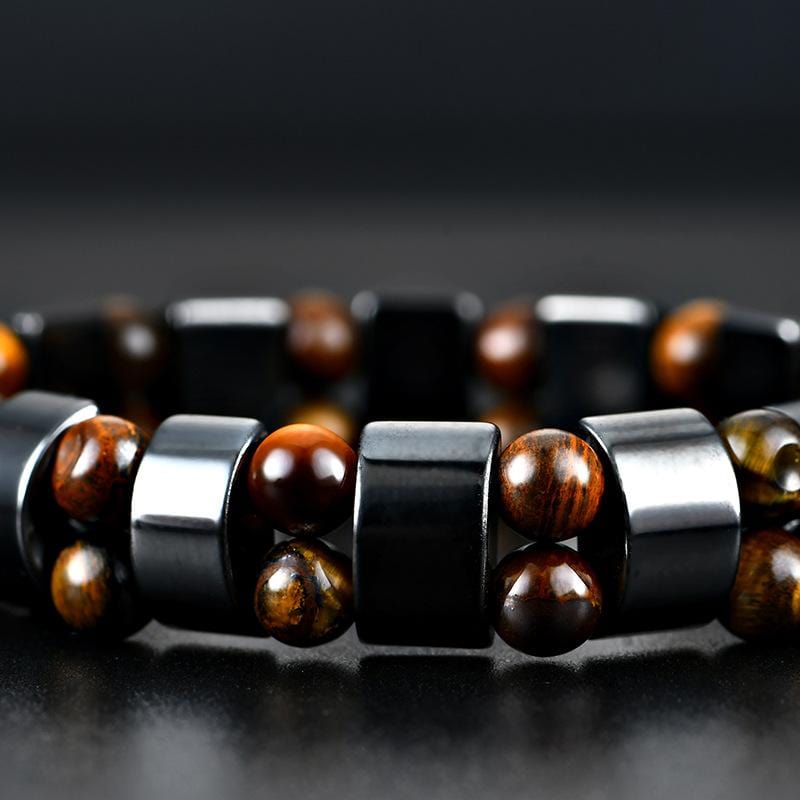 Bracelet Homme Oeil de Tigre Original en Perle - Mon Bracelet Homme