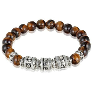 Bracelet Homme Oeil de Tigre Protection en Perle - Mon Bracelet Homme