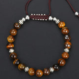 Bracelet Homme Oeil de Tigre Réglable en Perle - Mon Bracelet Homme