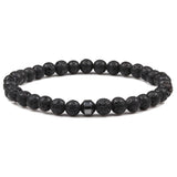 Bracelet Homme Pierre de Lave et Hématite en Perle - Mon Bracelet Homme