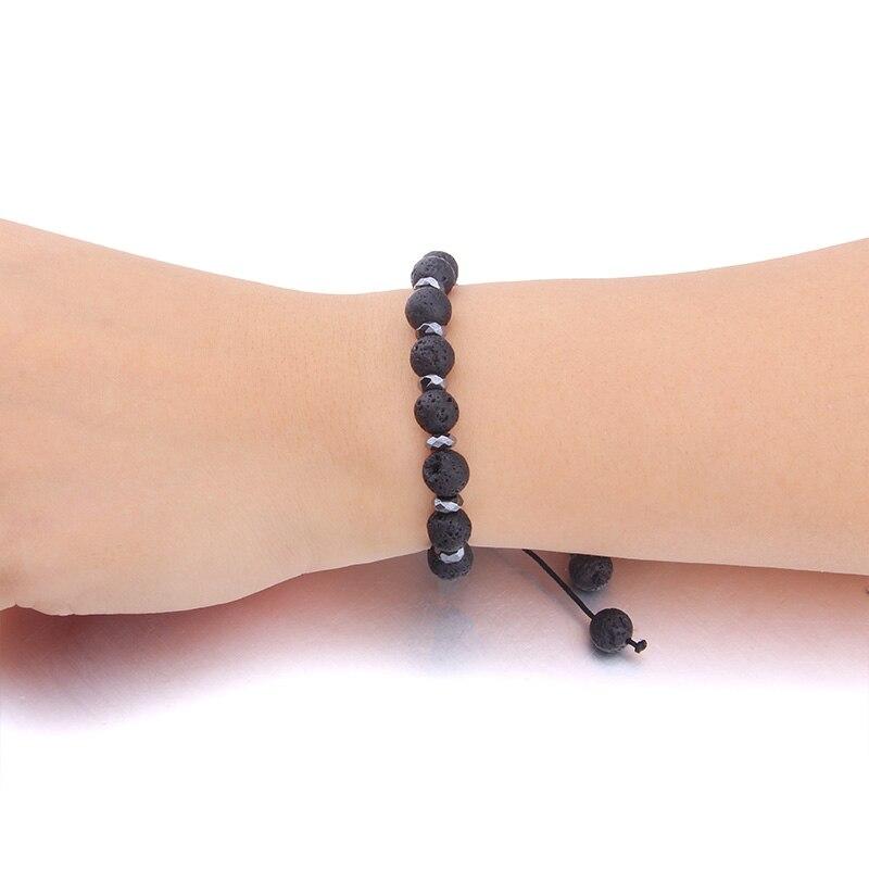 Bracelet Homme Pierre de Lave Style Original en Perle - Mon Bracelet Homme