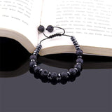 Bracelet Homme Pierre de Lave Style Original en Perle - Mon Bracelet Homme