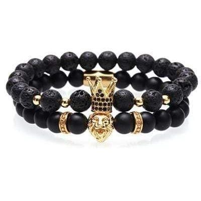 Bracelet Homme Pierre Luxe en Perle - Mon Bracelet Homme
