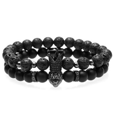 Bracelet Homme Pierre Luxe en Perle - Mon Bracelet Homme