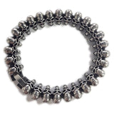 Bracelet Homme Tête de Mort Bijou Gothique en Acier - Mon Bracelet Homme