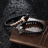Bracelet Homme Tête de Mort Chic en Acier - Mon Bracelet Homme