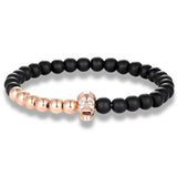 Bracelet Homme Tête de Mort Chic en Acier - Mon Bracelet Homme