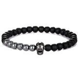 Bracelet Homme Tête de Mort Chic en Acier - Mon Bracelet Homme