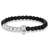 Bracelet Homme Tête de Mort Chic en Acier - Mon Bracelet Homme