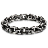 Bracelet Homme Tête de Mort Maille en Acier - Mon Bracelet Homme