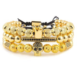 Bracelet Homme Tête de Mort Marque Luxe