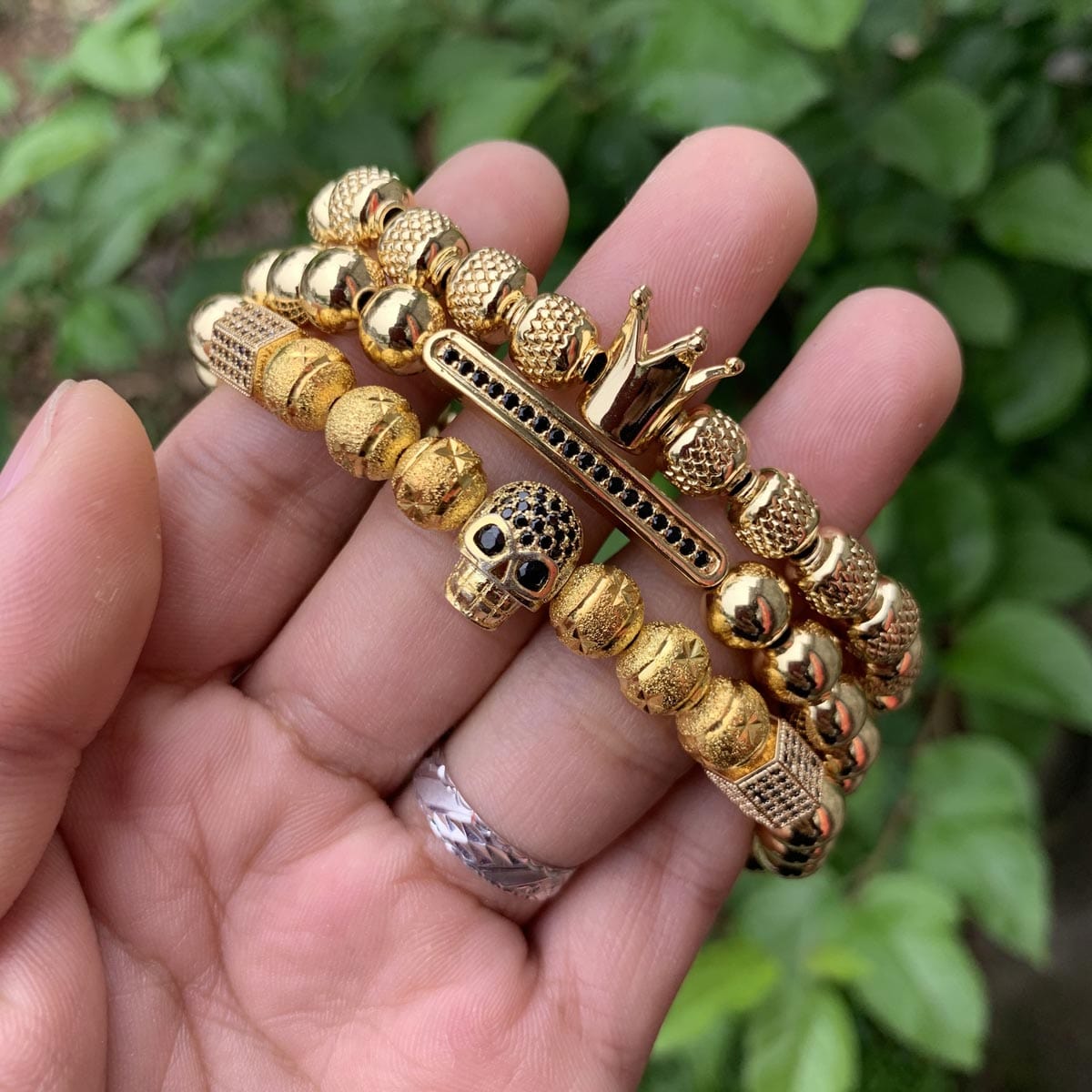 Bracelet Homme Tête de Mort Marque Luxe - Mon Bracelet Homme