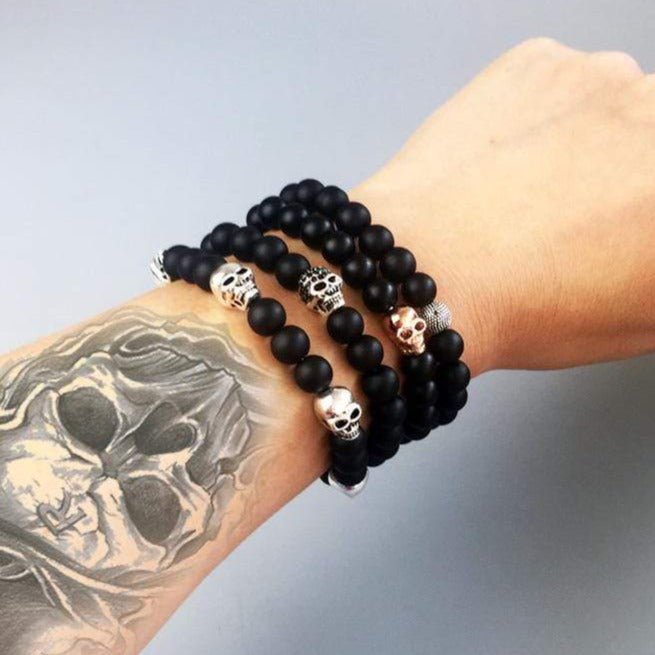 Bracelet Homme Tête de Mort Mode 2020 - Mon Bracelet Homme