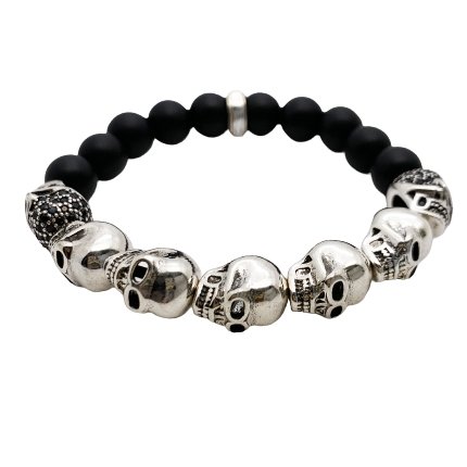 Bracelet Homme Tête de Mort Tendance - Mon Bracelet Homme