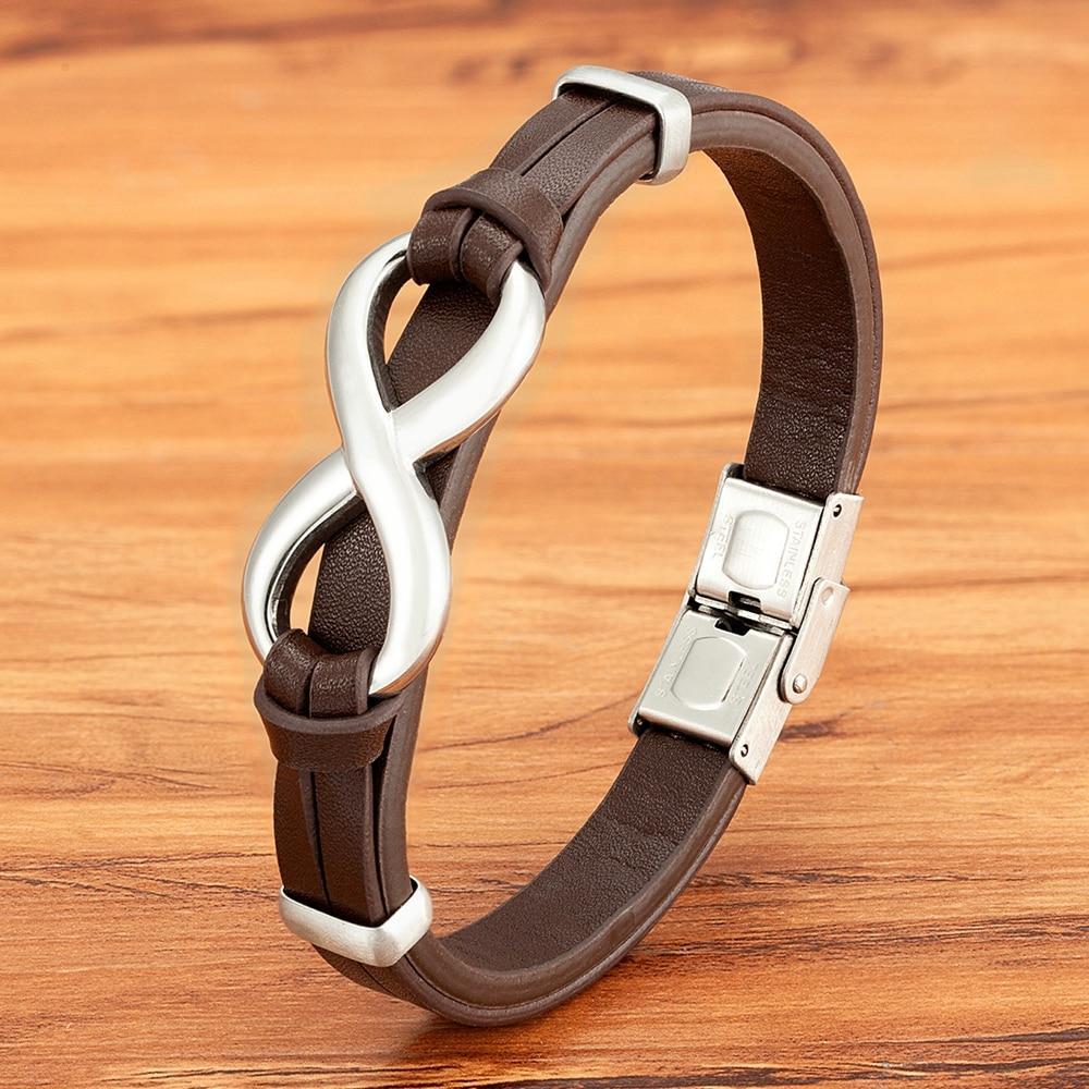 Bracelet Infini Avec Fermoirs À Double Sécurité Pour Homme - Mon Bracelet Homme