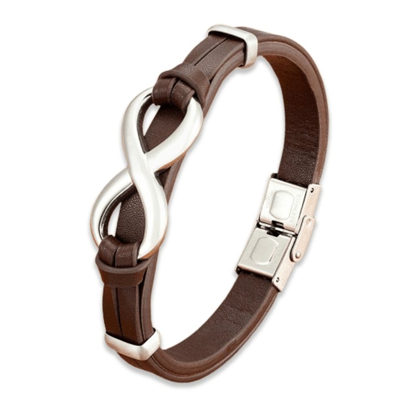 Bracelet Infini Avec Fermoirs À Double Sécurité Pour Homme - Mon Bracelet Homme
