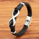 Bracelet Infini Avec Fermoirs À Double Sécurité Pour Homme - Mon Bracelet Homme