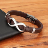 Bracelet Infini Avec Fermoirs À Double Sécurité Pour Homme - Mon Bracelet Homme
