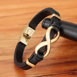 Bracelet Infini Avec Fermoirs À Double Sécurité Pour Homme - Mon Bracelet Homme