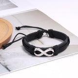 Bracelet Infini Cuir Véritable pour Homme - Mon Bracelet Homme