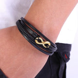 Bracelet Infini Finition Miroir Plaqué Homme - Mon Bracelet Homme