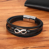 Bracelet Infini Finition Miroir Plaqué Homme - Mon Bracelet Homme