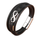 Bracelet Infini Finition Miroir Plaqué Homme - Mon Bracelet Homme