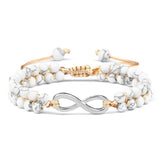 Bracelet Infini Homme en Pierres Fines Landry