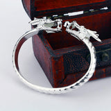 Bracelet Jonc Dragon en Argent 925 - Mon Bracelet Homme