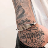 Bracelet Jonc Homme À la mode en Argent Sterling - Mon Bracelet Homme