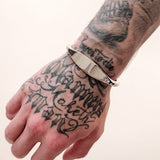 Bracelet Jonc Homme À la mode en Argent Sterling - Mon Bracelet Homme