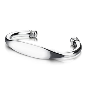 Bracelet Jonc Homme À la mode en Argent Sterling - Mon Bracelet Homme