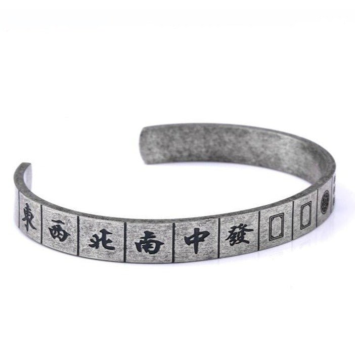 Bracelet Jonc Homme Antique en Acier - Mon Bracelet Homme