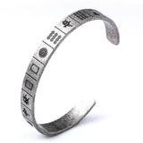 Bracelet Jonc Homme Antique en Acier - Mon Bracelet Homme