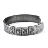 Bracelet Jonc Homme Antique en Acier - Mon Bracelet Homme