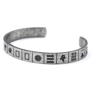 Bracelet Jonc Homme Antique en Acier - Mon Bracelet Homme