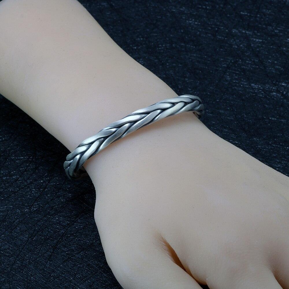 Bracelet Jonc Homme Argent 925 - Mon Bracelet Homme