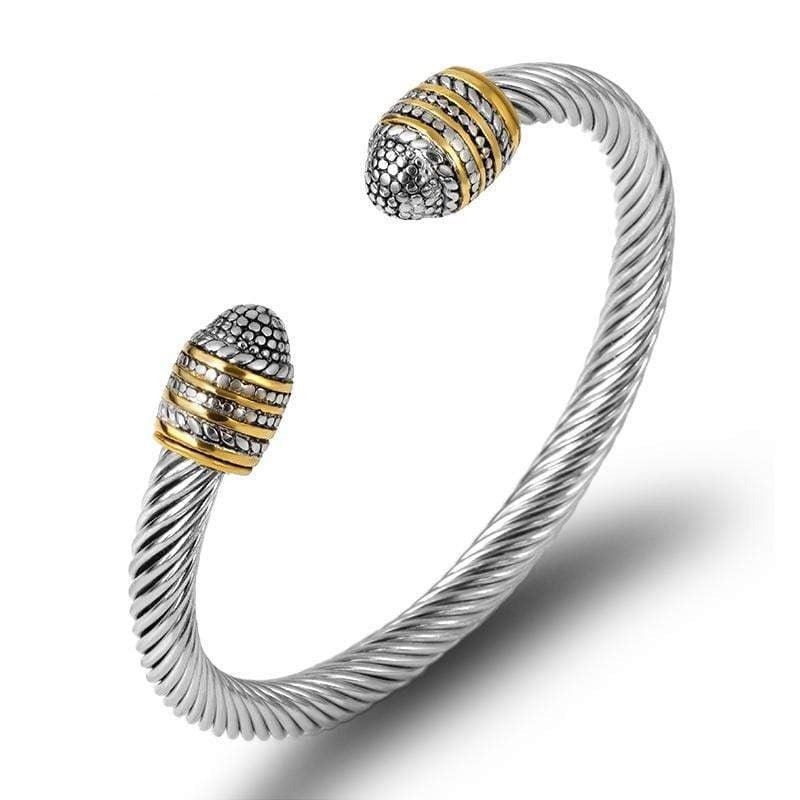 Bracelet Jonc Homme Bijouterie en Acier - Mon Bracelet Homme