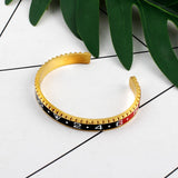 Bracelet Jonc Homme Chic en Acier Doré - Mon Bracelet Homme