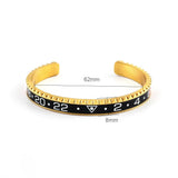Bracelet Jonc Homme Chic en Acier Doré - Mon Bracelet Homme