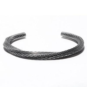 Bracelet Jonc Homme Classe en Acier - Mon Bracelet Homme
