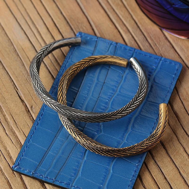 Bracelet Jonc Homme Classe en Acier - Mon Bracelet Homme