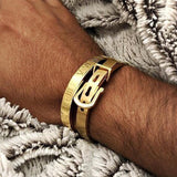 Bracelet Jonc Homme de Luxe en Acier - Mon Bracelet Homme