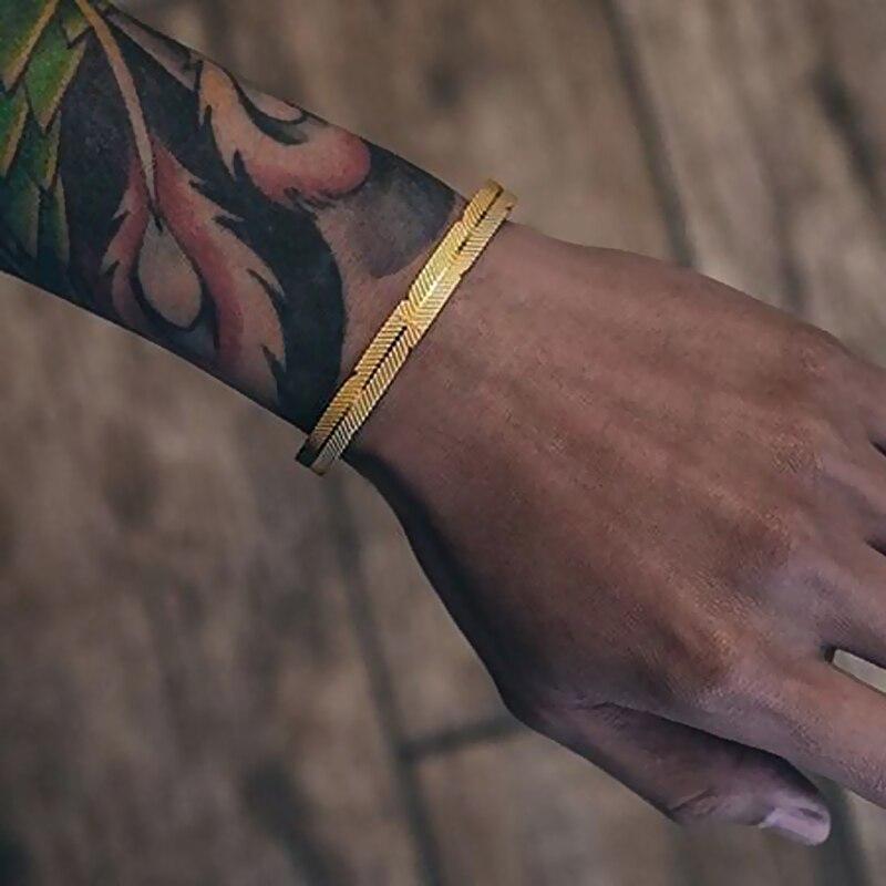 Bracelet Jonc Homme Edition Limitée en Acier - Mon Bracelet Homme