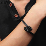 Bracelet Jonc Homme en Acier Tressé - Mon Bracelet Homme